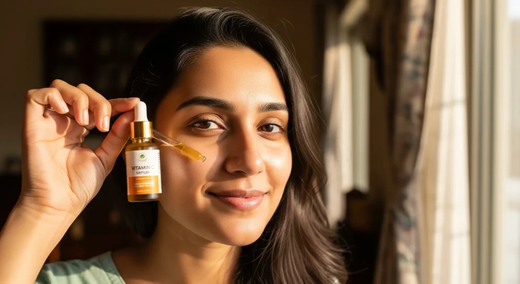 vitamin c serum routine