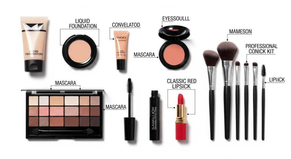 daily use makeup kit items