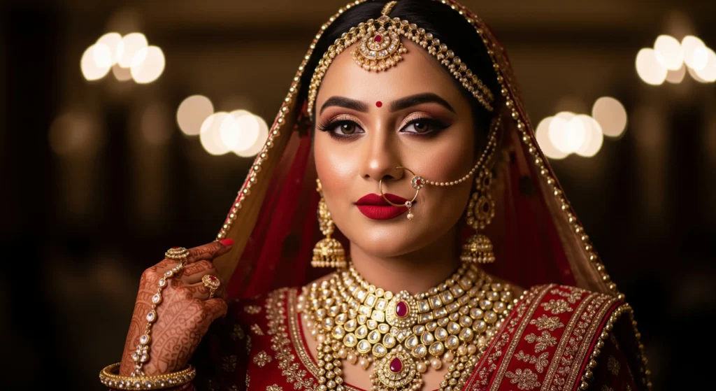 bridal makeup for Indian weddings