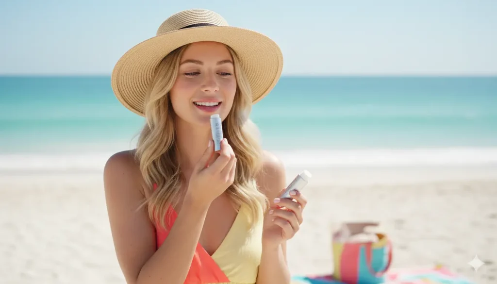 spf lip balm for summer protection and hydration
